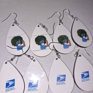 Postal earrings